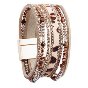 SAACHI ANIMAL FUR BRACELET NWT